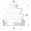 Soufflets de cardan avant HERTH+BUSS JAKOPARTS J2890500 - Visuel 2