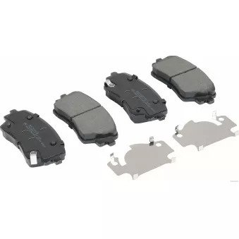 Jeu de 4 plaquettes de frein avant HERTH+BUSS JAKOPARTS J3600577