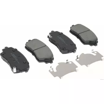 Jeu de 4 plaquettes de frein avant HERTH+BUSS JAKOPARTS J3600579