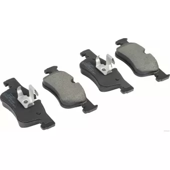 Jeu de 4 plaquettes de frein avant HERTH+BUSS JAKOPARTS