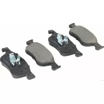 Jeu de 4 plaquettes de frein avant HERTH+BUSS JAKOPARTS