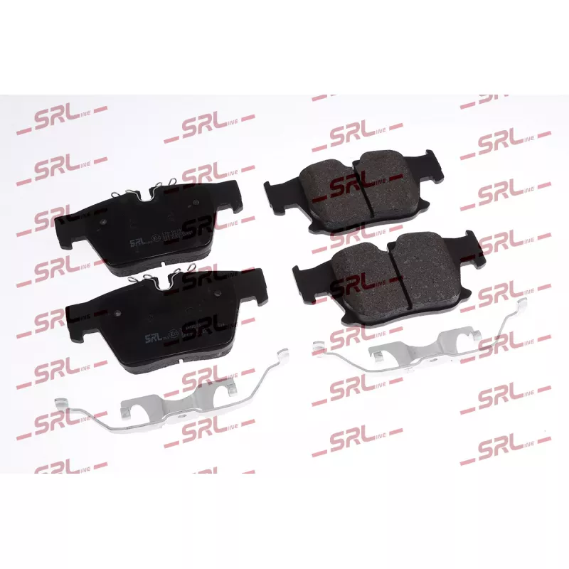 Jeu de 4 plaquettes de frein arrière SRLine S70-11079