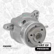 Pompe à eau, refroidissement du moteur ET ENGINETEAM PW0030VR1 - Visuel 2