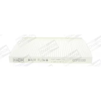 Filtre, air de l'habitacle CHAMPION CCF0100