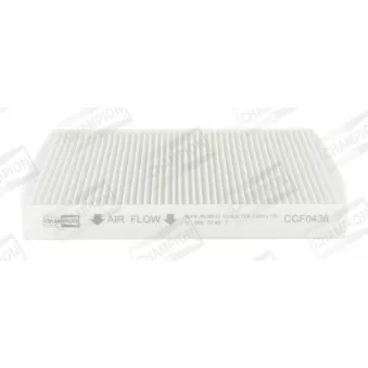 Filtre, air de l'habitacle CHAMPION CCF0436