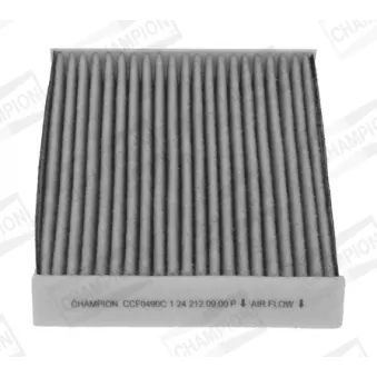 Filtre, air de l'habitacle CHAMPION CCF0490C