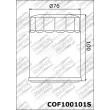 Filtre à huile CHAMPION COF100101S - Visuel 2