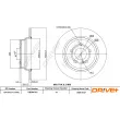 Jeu de 2 disques de frein avant Dr!ve+ DBD0179C - Visuel 2