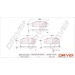 Jeu de 4 plaquettes de frein avant Dr!ve+ DP1010.10.0003 - Visuel 3
