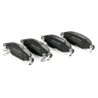 Jeu de 4 plaquettes de frein avant Dr!ve+ DP1010.10.0034