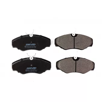 Jeu de 4 plaquettes de frein avant Dr!ve+