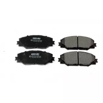 Jeu de 4 plaquettes de frein avant Dr!ve+ DP1010.10.0043