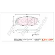 Jeu de 4 plaquettes de frein avant Dr!ve+ DP1010.10.0043 - Visuel 3