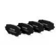Jeu de 4 plaquettes de frein avant Dr!ve+ DP1010.10.0073 - Visuel 1
