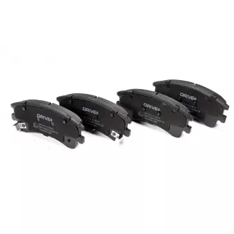 Jeu de 4 plaquettes de frein avant Dr!ve+ DP1010.10.0074