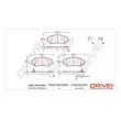 Jeu de 4 plaquettes de frein avant Dr!ve+ DP1010.10.0076 - Visuel 3