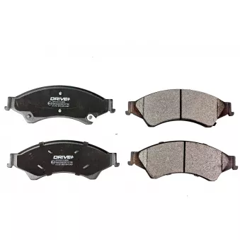 Jeu de 4 plaquettes de frein avant Dr!ve+ DP1010.10.0095