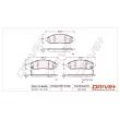 Jeu de 4 plaquettes de frein avant Dr!ve+ DP1010.10.0101 - Visuel 3