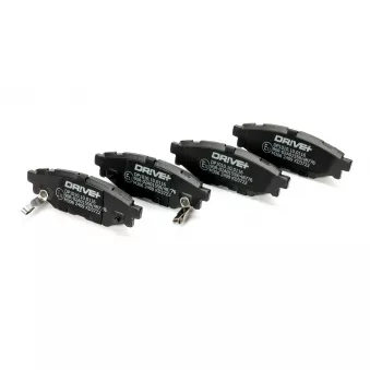 Jeu de 4 plaquettes de frein arrière Dr!ve+ DP1010.10.0116
