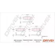 Jeu de 4 plaquettes de frein arrière Dr!ve+ DP1010.10.0116 - Visuel 3