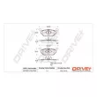 Jeu de 4 plaquettes de frein avant Dr!ve+ DP1010.10.0123 - Visuel 3
