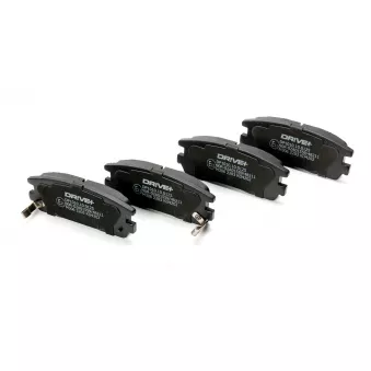 Jeu de 4 plaquettes de frein arrière Dr!ve+ DP1010.10.0125