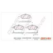Jeu de 4 plaquettes de frein avant Dr!ve+ DP1010.10.0145 - Visuel 3