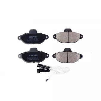Jeu de 4 plaquettes de frein avant Dr!ve+ DP1010.10.0173