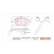 Jeu de 4 plaquettes de frein arrière Dr!ve+ DP1010.10.0175 - Visuel 3