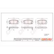 Jeu de 4 plaquettes de frein arrière Dr!ve+ DP1010.10.0189 - Visuel 3