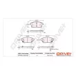 Jeu de 4 plaquettes de frein avant Dr!ve+ DP1010.10.0191 - Visuel 3