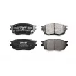 Jeu de 4 plaquettes de frein avant Dr!ve+ DP1010.10.0196 - Visuel 2