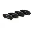 Jeu de 4 plaquettes de frein avant Dr!ve+ DP1010.10.0202 - Visuel 1