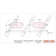 Jeu de 4 plaquettes de frein avant Dr!ve+ DP1010.10.0202 - Visuel 3