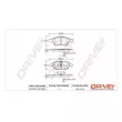 Jeu de 4 plaquettes de frein avant Dr!ve+ DP1010.10.0293 - Visuel 3