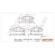Jeu de 4 plaquettes de frein avant Dr!ve+ DP1010.10.0374 - Visuel 3