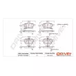 Jeu de 4 plaquettes de frein avant Dr!ve+ DP1010.10.0439 - Visuel 3