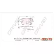 Jeu de 4 plaquettes de frein avant Dr!ve+ DP1010.10.0470 - Visuel 3