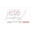 Jeu de 4 plaquettes de frein arrière Dr!ve+ DP1010.10.0534 - Visuel 3