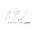 Jeu de 4 plaquettes de frein avant Dr!ve+ DP1010.10.0730 - Visuel 3