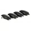 Jeu de 4 plaquettes de frein avant Dr!ve+ DP1010.10.0753 - Visuel 1