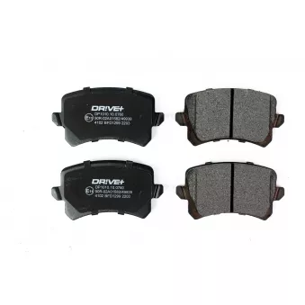 Jeu de 4 plaquettes de frein arrière Dr!ve+ DP1010.10.0760