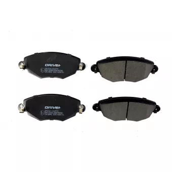 Jeu de 4 plaquettes de frein avant Dr!ve+ DP1010.10.0772