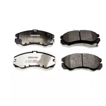 Jeu de 4 plaquettes de frein avant Dr!ve+