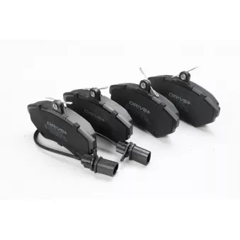 Jeu de 4 plaquettes de frein avant Dr!ve+ DP1010.10.0801