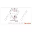 Jeu de 4 plaquettes de frein avant Dr!ve+ DP1010.10.0805 - Visuel 3