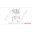 Jeu de 4 plaquettes de frein avant Dr!ve+ DP1010.10.0809 - Visuel 3