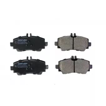 Jeu de 4 plaquettes de frein avant Dr!ve+ DP1010.10.0817
