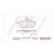 Jeu de 4 plaquettes de frein avant Dr!ve+ DP1010.10.0819 - Visuel 3
