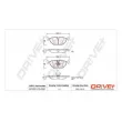 Jeu de 4 plaquettes de frein arrière Dr!ve+ DP1010.10.0821 - Visuel 3